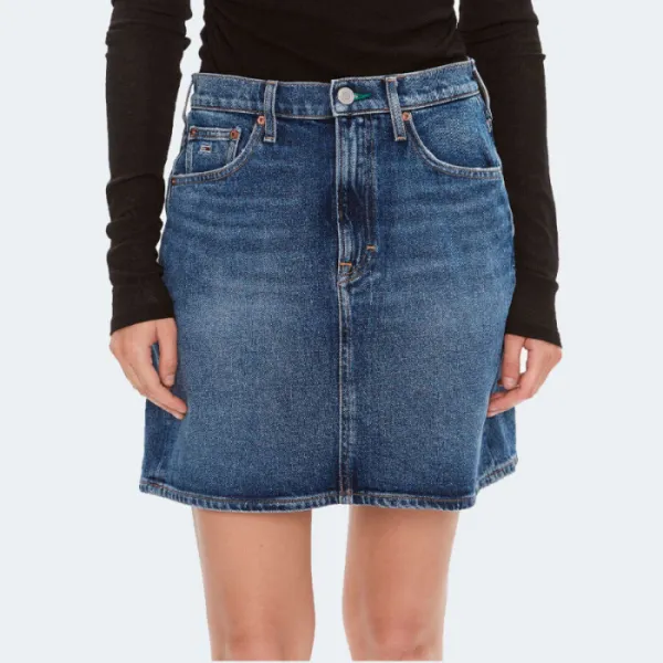 Tommy Hilfiger Jeans DW0DW17049  Mom Uh Skirt Ah6158  