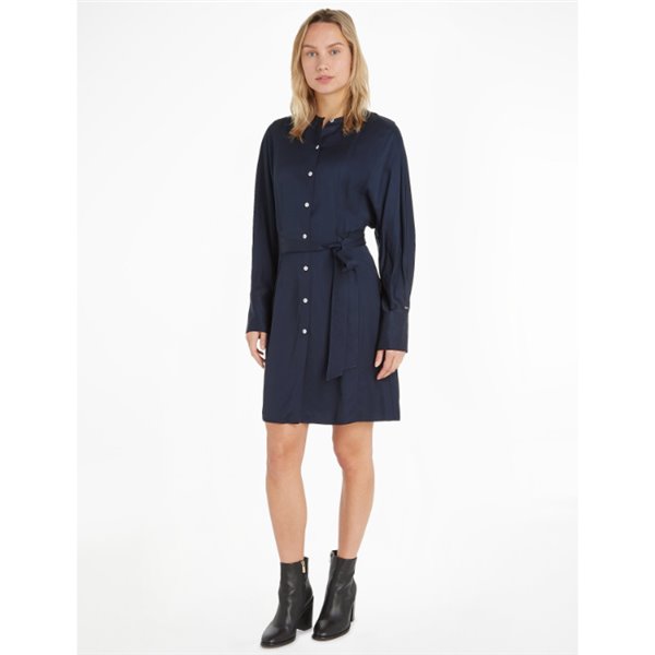 Tommy Hilfiger  WW0WW40245   Rwb Short Shirtdress Ls 