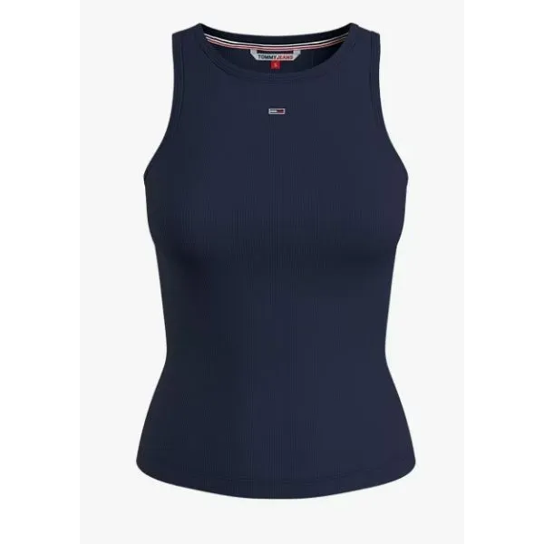 Tommy Hilfiger Sport Donna S10S101673 CANOTTA SLIM MODAL A COSTE 