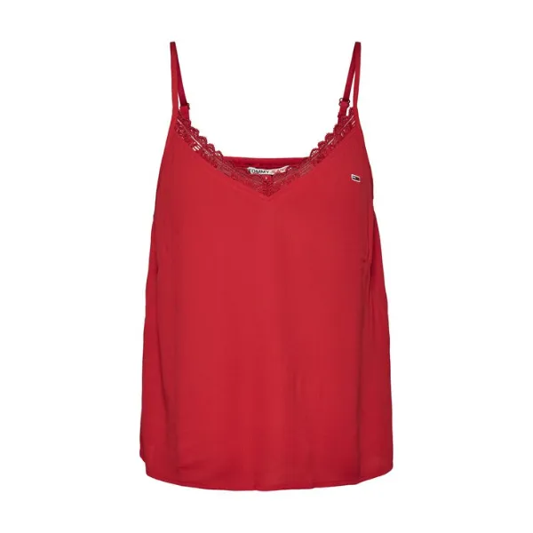 Tommy Hilfiger Top Spw DW0DW15198 Tjw Essential Lace Strappy 