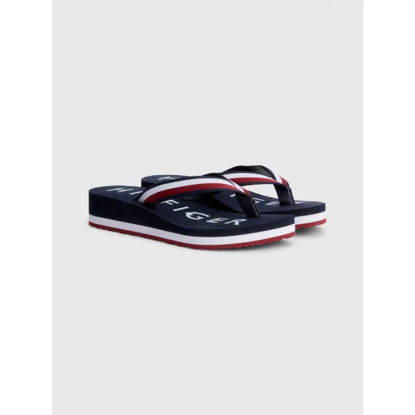 Calçado Tommy Hilfiger FW0FW07265 ESSENTIAL CORP MID FLIP FLOP  