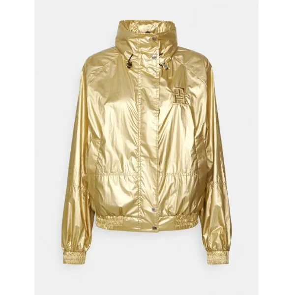 Tommy Hilfiger Sport Women S10S101680 IMD RELAXED GOLD SAILING JACKET 