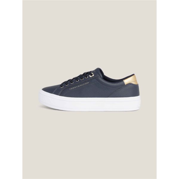 Tênis Tommy Hilfiger Essential Vulc Leaer FW0FW07778 