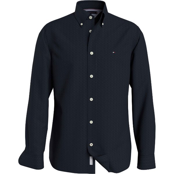 Tommy Hilfiger MW0MW32868 Camicia Oxford Dobby Rf  