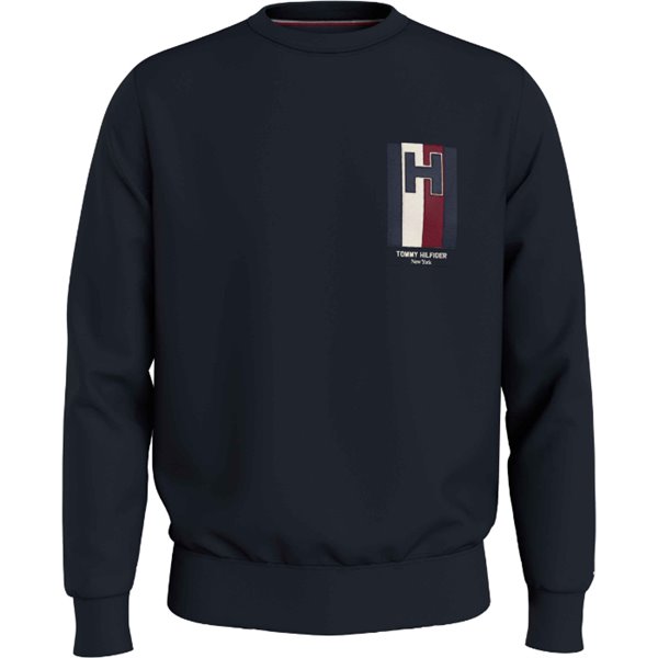 Tommy Hilfiger MW0MW33666 H-Emblem Rundhalsausschnitt  