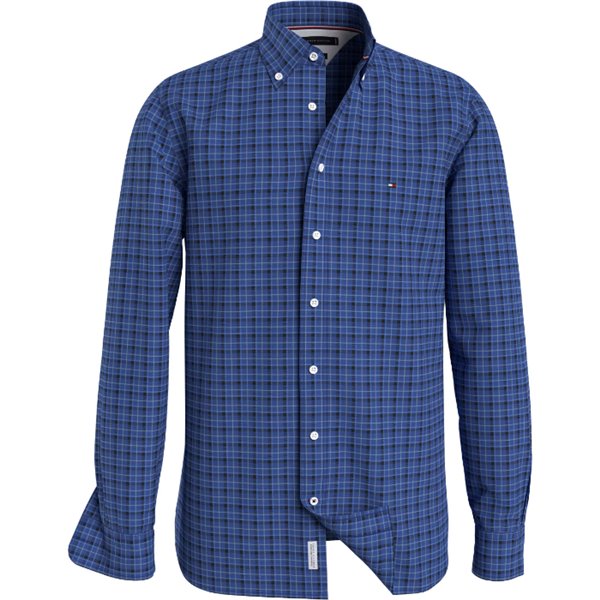 Camisa Tommy Hilfiger MW0MW33771 Flex Small Check Rf  